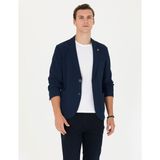 Pierre Cardin Erkek Lacivert Ekstra Slim Fit Blazer Ceket 50269735-VR033 - 48