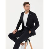Pierre Cardin Erkek Lacivert Ekstra Slim Fit Blazer Ceket 50287472-VR033 - 56