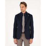 Pierre Cardin Erkek Lacivert Ex. Slim Fit Ceket 50296407-VR033 - 48 - 6 Drop