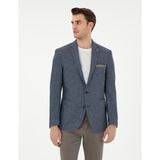 Pierre Cardin Erkek Lacivert Ex. Slim Fit Ceket 50302432-VR033 - 6 - 46