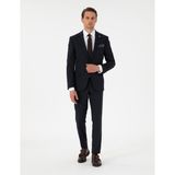 Pierre Cardin Erkek Lacivert Ex. Slim Fit Çizgili Takım Elbise 50306678-VR033 - 6 Drop