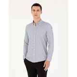 Pierre Cardin Erkek Lacivert Gömlek Desenli 50291042-VR033