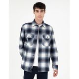 Pierre Cardin Erkek Lacivert Gömlek Desenli 50292338-vr033