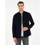 Pierre Cardin Erkek Lacivert Gömlek Desenli 50292347-VR033