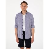 Pierre Cardin Erkek Lacivert Gömlek Desenli 50307025-VR033