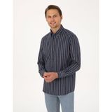 Pierre Cardin Erkek Lacivert Gömlek Desenli 50312384-VR033