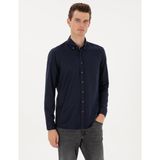 Pierre Cardin Erkek Lacivert Gömlek Desenli 50316747-VR033