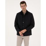 Pierre Cardin Erkek Lacivert Gömlek Yaka Kapitone Mont 50313862-VR033 - 54