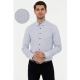 Pierre Cardin Erkek Lacivert Gömlek