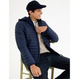 Pierre Cardin Erkek Lacivert Kapişonlu Baharlık Mevsimlik Mont 50254631-VR033 - 48