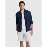 Pierre Cardin Erkek Lacivert Nefes Alan %100 Keten Regular Fit Uzunkollu Gömlek 50320945-VR033