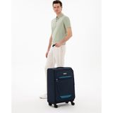 Pierre Cardin Erkek Lacivert Orta Boy Kumaş Valiz 50312933-VR033