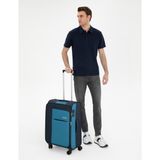 Pierre Cardin Erkek Lacivert Orta Boy Kumaş Valiz 50312940-VR033