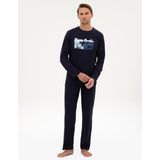 Pierre Cardin Erkek Lacivert Pijama Takımı 50322631-200 - XL