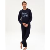 Pierre Cardin Erkek Lacivert Pijama Takımı 50322652-200 - S