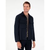 Pierre Cardin Erkek Lacivert Regular Fit Ceket 50293435-VR033 - 46
