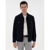 Pierre Cardin Erkek Lacivert Regular Fit Fermuarlı Ceket 50306056-VR033 - 6 Drop