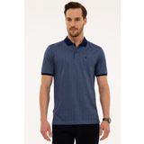 Pierre Cardin Erkek Lacivert Regular Fit Polo Yaka T-Shirt