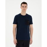 Pierre Cardin Erkek Lacivert Regular Fit Tişört 50285220-VR033 - S