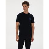 Pierre Cardin Erkek Lacivert Regular Fit Tişört 50302599-VR033