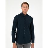 Pierre Cardin Erkek Lacivert Regular Fit Uzun Kollu Gömlek 50292553-VR033 - S