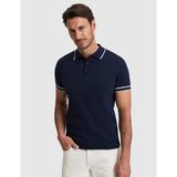 Pierre Cardin Erkek Lacivert Slim Fit %100 Pamuk Düğmeli Polo Yaka Triko Tişört 50320831-VR033