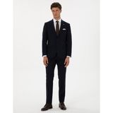 Pierre Cardin Erkek Lacivert Slim Fit %100 Yün Takım Elbise 50313966-VR033 - 48 - 6 Drop