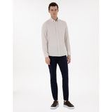 Pierre Cardin Erkek Lacivert Slim Fit Basic Kanvas Pantolon 50305450-VR033 - 32 - 38