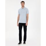 Pierre Cardin Erkek Lacivert Slim Fit Beli Lastikli Kanvas Pantolon 50301791-VR033 - 32