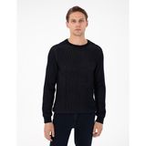 Pierre Cardin Erkek Lacivert Slim Fit Bisiklet Yaka Triko Kazak 50297117-VR033 - 2XL