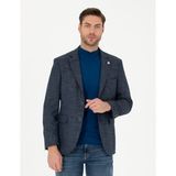 Pierre Cardin Erkek Lacivert Slim Fit Ceket 50288523-VR033 - 46 - 6 Drop