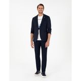 Pierre Cardin Erkek Lacivert Slim Fit Çizgili Kanvas Pantolon 50299528-VR033 - 31 - 32