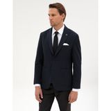 Pierre Cardin Erkek Lacivert Slim Fit Flanel Dokulu Ceket 50317671-VR033 - 6 Drop