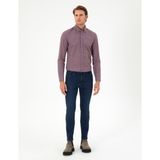 Pierre Cardin Erkek Lacivert Slim Fit Jean Pantolon 50295881-VR033 - 32 - 28 Drop
