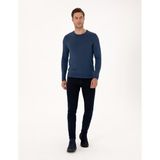Pierre Cardin Erkek Lacivert Slim Fit Jean Pantolon 50315248-VR033 - 30 - 36