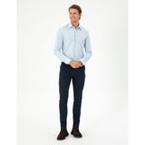 Pierre Cardin Erkek Lacivert Slim Fit Kanvas Pantolon 50299558-VR033 - 32