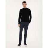 Pierre Cardin Erkek Lacivert Slim Fit Kanvas Pantolon 50317228-VR033 - 32 - 38