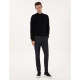 Pierre Cardin Erkek Lacivert Slim Fit Kanvas Pantolon 50317275-VR033 - 32 - 30