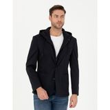 Pierre Cardin Erkek Lacivert Slim Fit Kapüşonlu Ceket 50287480-VR033 - 46 - 6 Drop