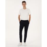 Pierre Cardin Erkek Lacivert Slim Fit Klasik Jogger Pantolon 50317618-VR033 - 48