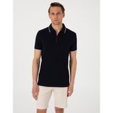 Pierre Cardin Erkek Lacivert Slim Fit Polo Yaka Tişört 50307516-VR033