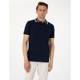 Pierre Cardin Erkek Lacivert Slim Fit Polo Yaka Tişört 50310203-VR033