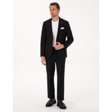 Pierre Cardin Erkek Lacivert Slim Fit Takım Elbise 50311528-VR033 - 6 Drop - 54
