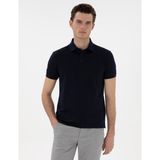 Pierre Cardin Erkek Lacivert Slim Fit Tişört 50302608-VR033 - 2XL