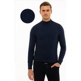 Pierre Cardin Erkek Lacivert Slim Fit Triko Kazak 50233720-VR033