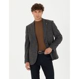 Pierre Cardin Erkek Lacivert Slim Fit Yün Karışımlı Ceket 50273155-VR033 - 46 - 6 Drop