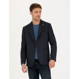 Pierre Cardin Erkek Lacivert Slim Fit Yün Karışımlı Ceket 50279478-VR033 - 48 - 6 Drop