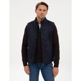 Pierre Cardin Erkek Lacivert Suni Deri Yelek 50318040-200 - Dropsuz