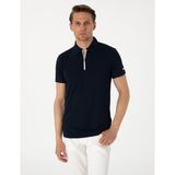Pierre Cardin Erkek Lacivert Ultralight Kumaş Slim Fit Polo Yaka Tişört 50302623-VR033