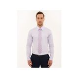 Pierre Cardin Erkek Lila Slim Fit Gömlek